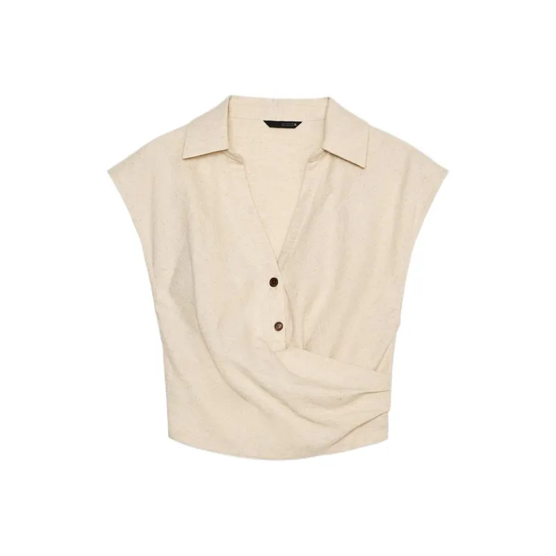 ZARA Shirts Women's Light Beige-0