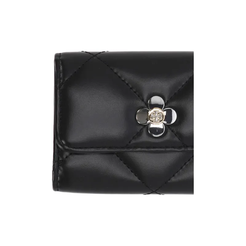 TORY BURCH Cow Leather Card Holder Women's Black-2