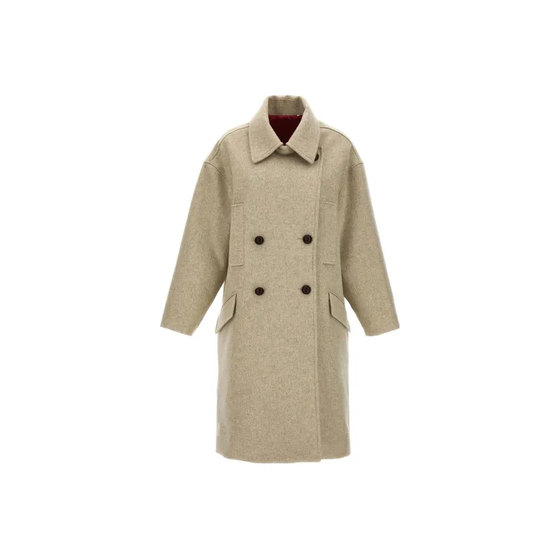 ISABEL MARANT Fabiola Double Breasted Coat-0