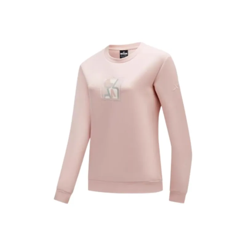 XTEP Variety Training Collection Sweatshirt Women's Clay Pink-0