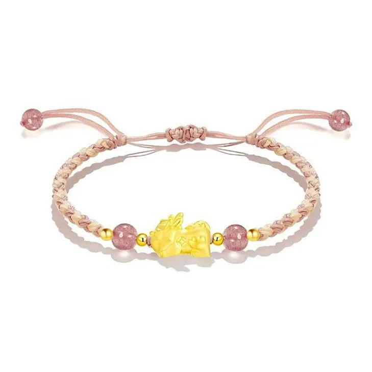 Blooming Petals Alloy Rope Bracelets Unisex-0