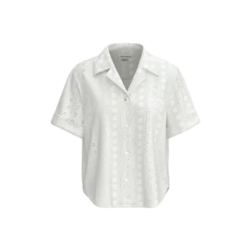 URBAN REVIVO Shirt Women's Raw White-0