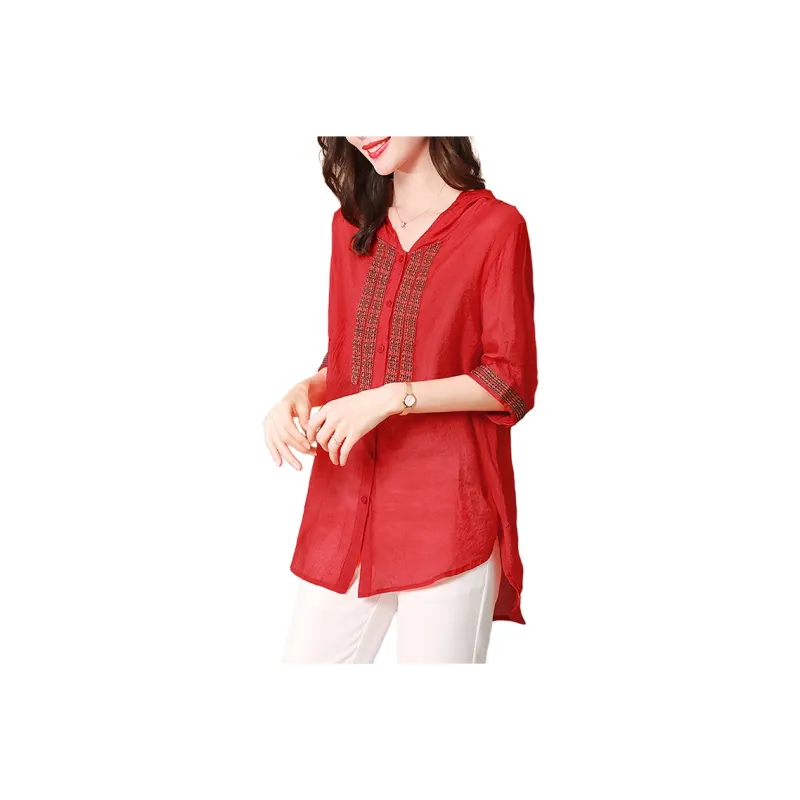 Cypress House Shirt Women's Red-0