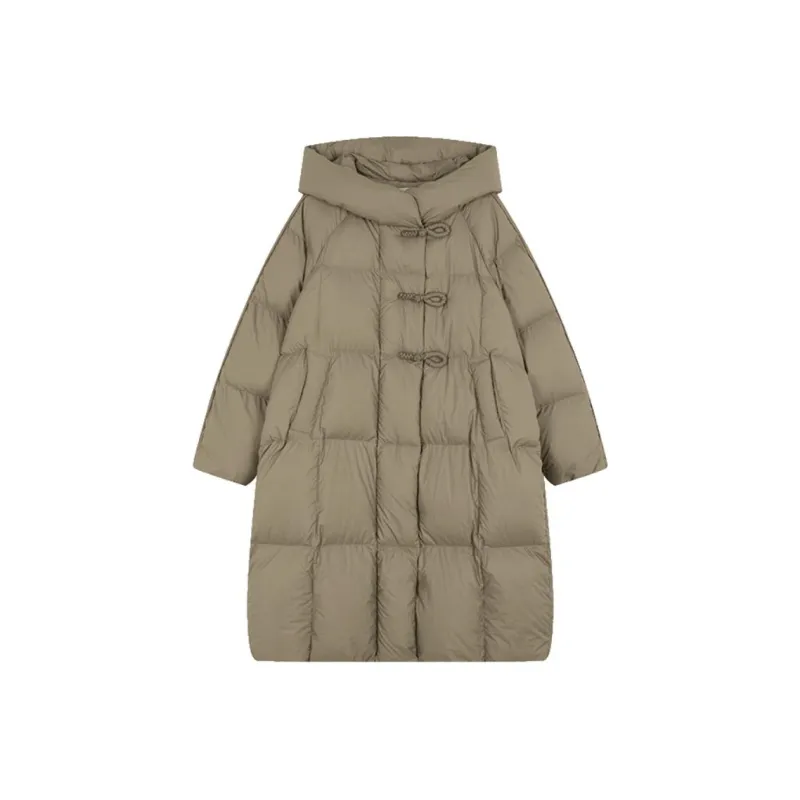 IHIMI Down Jacket Women's Gray Pea Green-0