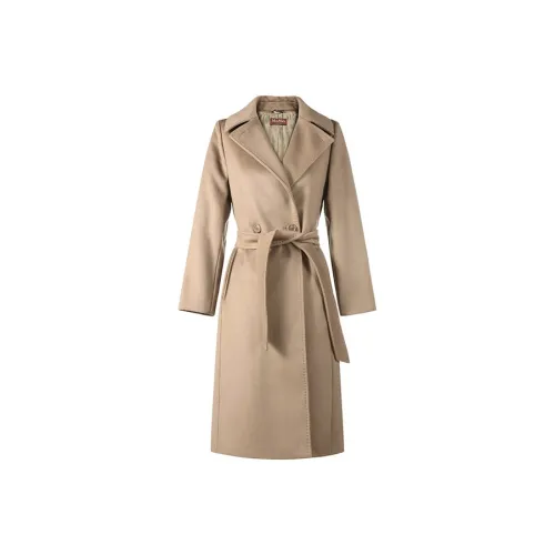 MaxMara Studio Coats Women's Camel
