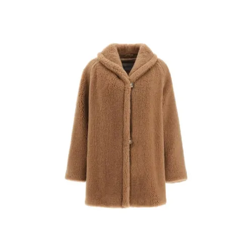 MaxMara Coats Women's Tan