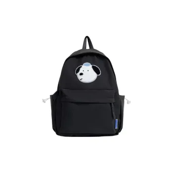 Tibai Composite Cloth Backpack Unisex Black/Red/Yellow/Blue