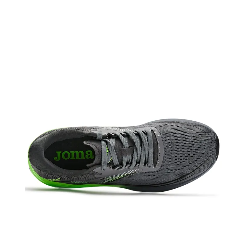 Joma Abrasion Resistant Slip Resistant Low Top Sprint Running Shoes Men's Gray Green-3