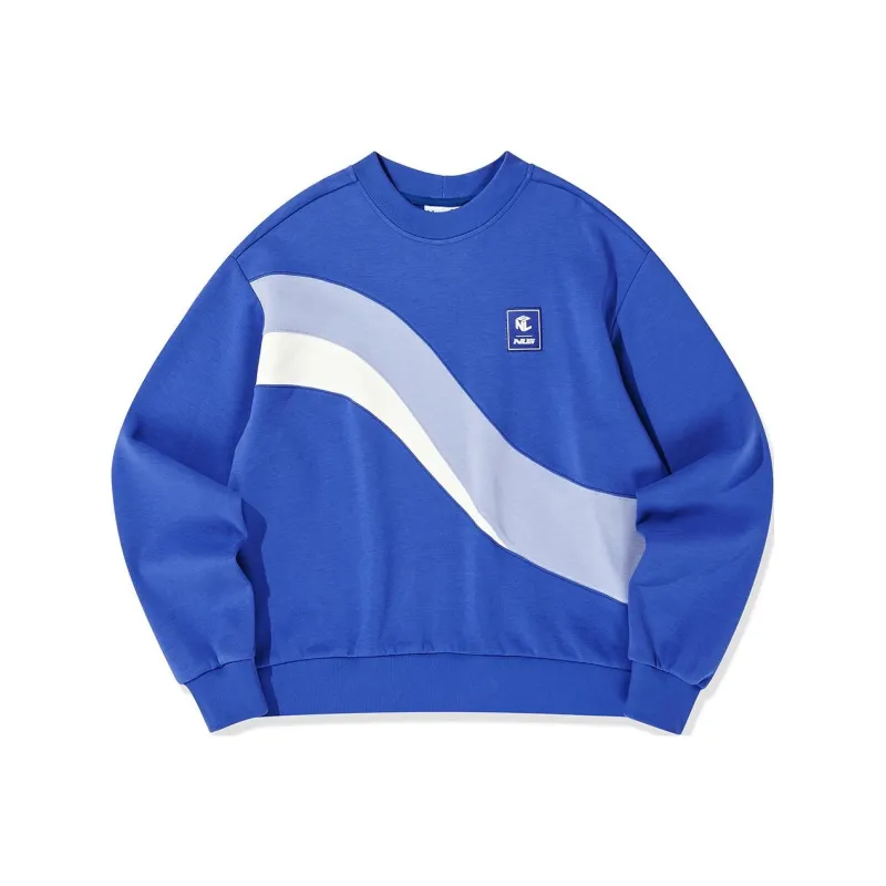 QIAODAN Sweatshirt Women's Tranquil Blue/Thistle Blue-0