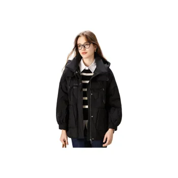 FENHONGMALI Down Jacket Women's Black