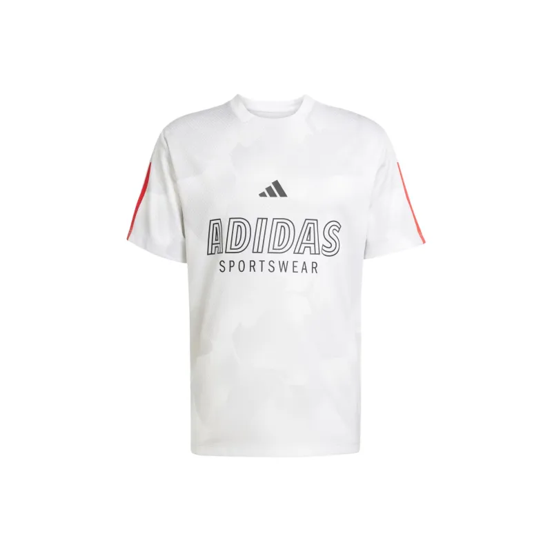 Adidas TIRO NATIONS PACKSportswear House Of T Shirt Unisex White/Bright Red/Multicolor-0