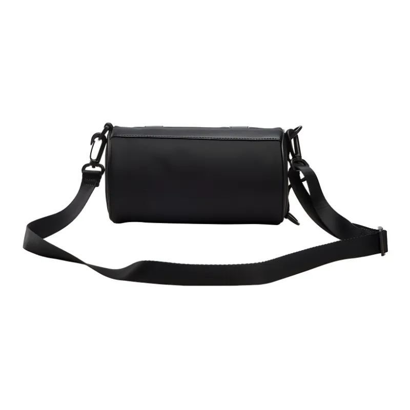 FILA FUSION PU Cylinder Bag, Shoulder Bag, Crossbody Bag Unisex Pitch Black-2