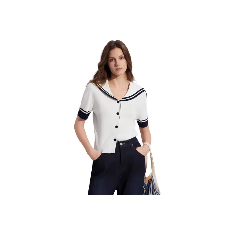 ELLE Knitwear Women's White-0