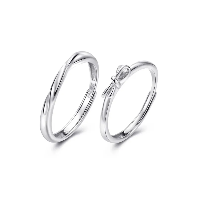 DAWO S999 Fine Silver Rings Unisex-0