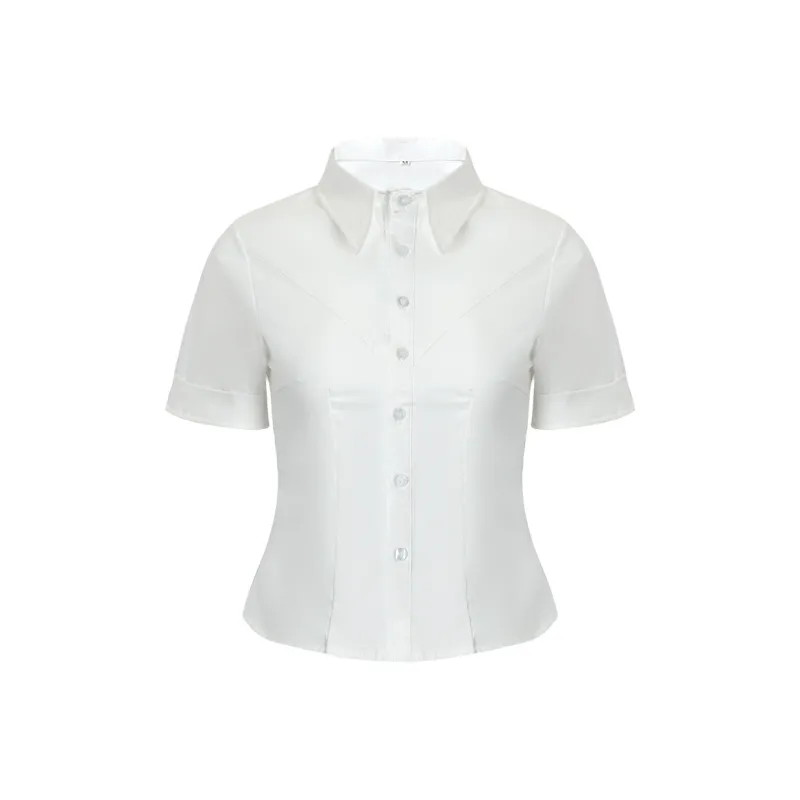 RIMUXINGHE Shirts Women's White-0