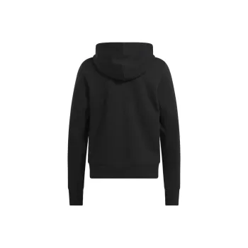 Reebok Identity Big Logo Fleece Hoodie Sweatshirt Women's Black
