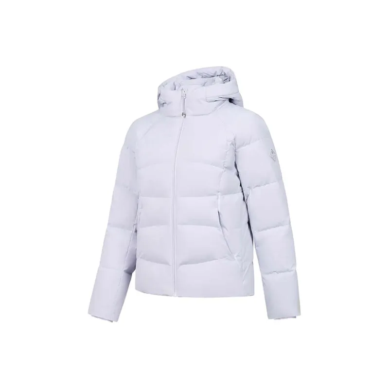 QIAODAN Variety Training Collection Down Jacket Women's Light Dusk Purple-0