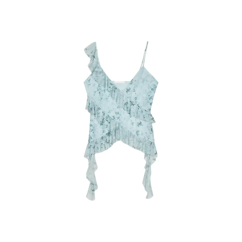 ZARA Camisoles Women's Blue-0