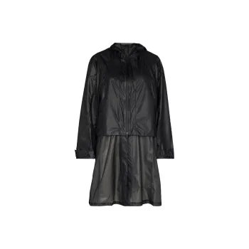 Y 3 Hooded Midi Raincoat