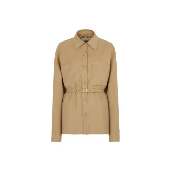 FENDI Coats Women's Khaki
