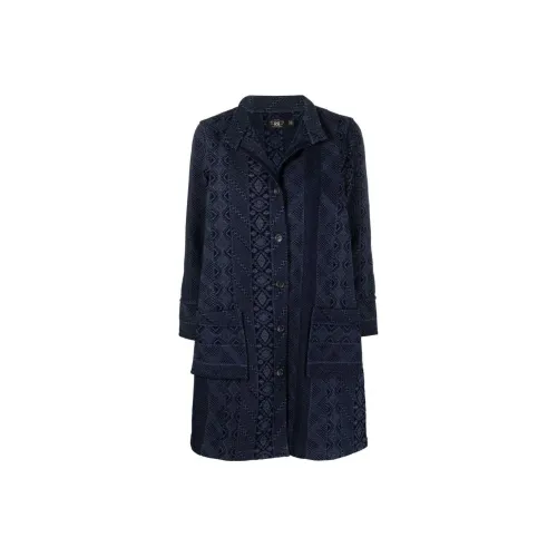 Ralph Lauren RRL Quilted Jersey Duster Coat