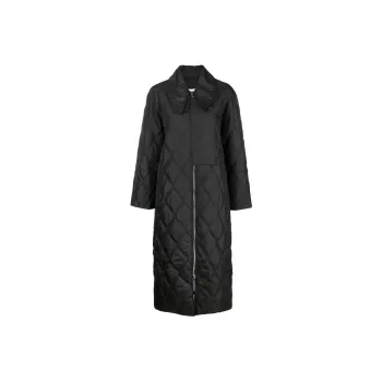 GANNI Ripstop Quilted Coat