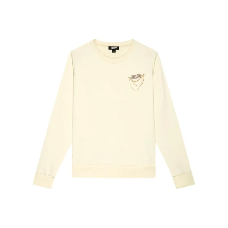 DKNY SS24 Sweatshirt Women's Beige-0