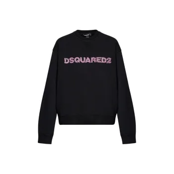 DSQUARED 2 Brushed Fleece Logo Cool Fit Sweatshirt