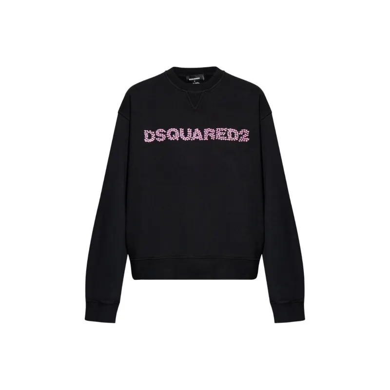 DSQUARED 2 Brushed Fleece Logo Cool Fit Sweatshirt-0
