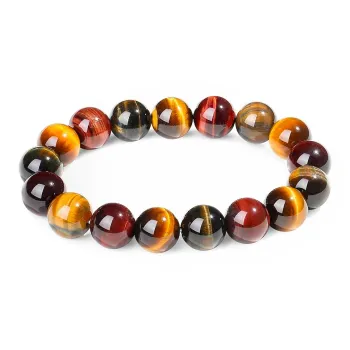 ZKY Tiger's Eye Stone Jade Bracelets Unisex