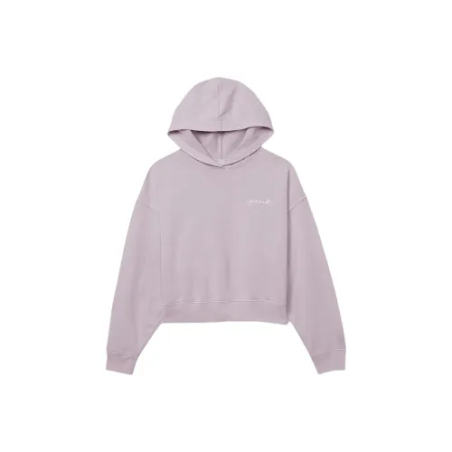 Victoria's Secret PINK Sweatshirt Women's Purple Gray Patterned Print