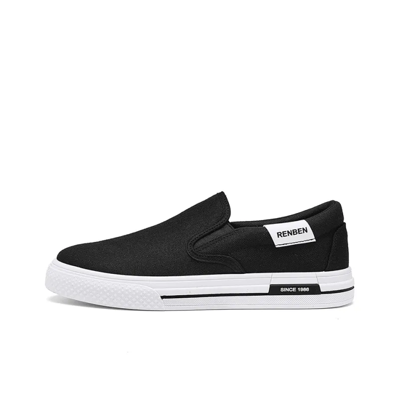 RENBEN Breathable, Lightweight, And Balanced Low Top Canvas Shoes Men's-0