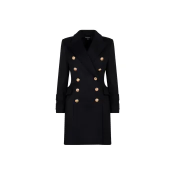 BALMAIN Double breasted Wool Coat