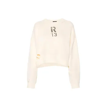 R13 Cropped Sweatshirt