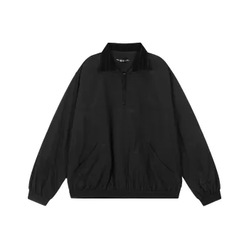 WLNEXT Casual Suit American Oversize Half Zip Jackets & Coats Unisex
