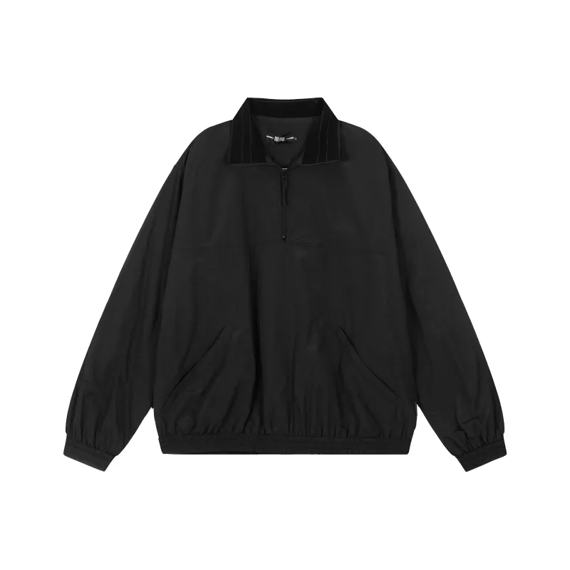 WLNEXT Casual Suit American Oversize Half Zip Jackets & Coats Unisex-0