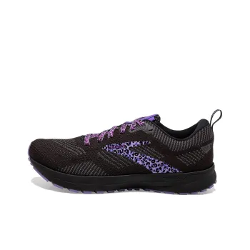 Brooks Revel 5 Anti Slip Wear Resistant Low Top Running Shoes Women's Black