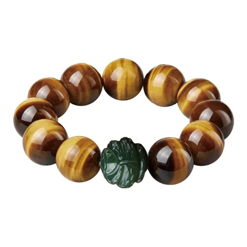 Moonstone Edge Tiger's Eye Stone Bracelets Men's