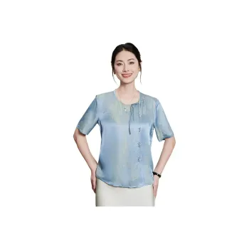 Yi Mengyuan Short Sleeved Silk Shirt Women's