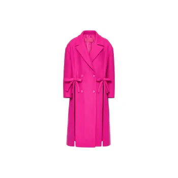 Valentino Coats Women's Rose Red