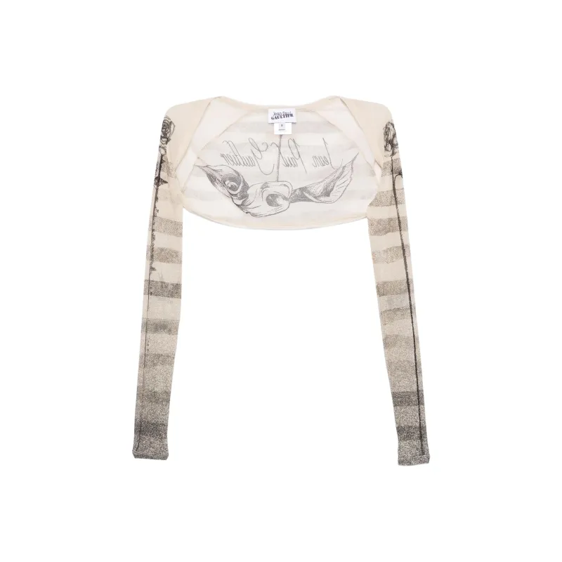 Jean Paul Gaultier Striped Bolero-0