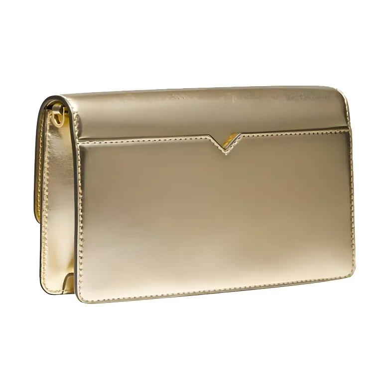 MICHAEL KORS Cece PU Baguette Bag Clutch Crossbody Bag Shoulder Bag Medium Size Women's Gold-1