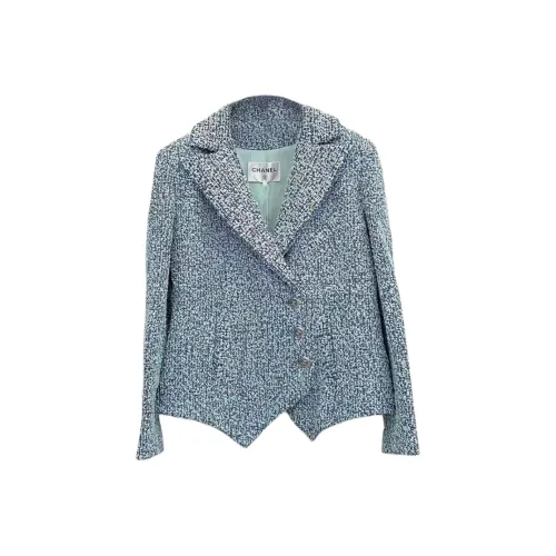 CHANEL 20P Jackets & Coats Women's Denim Blue