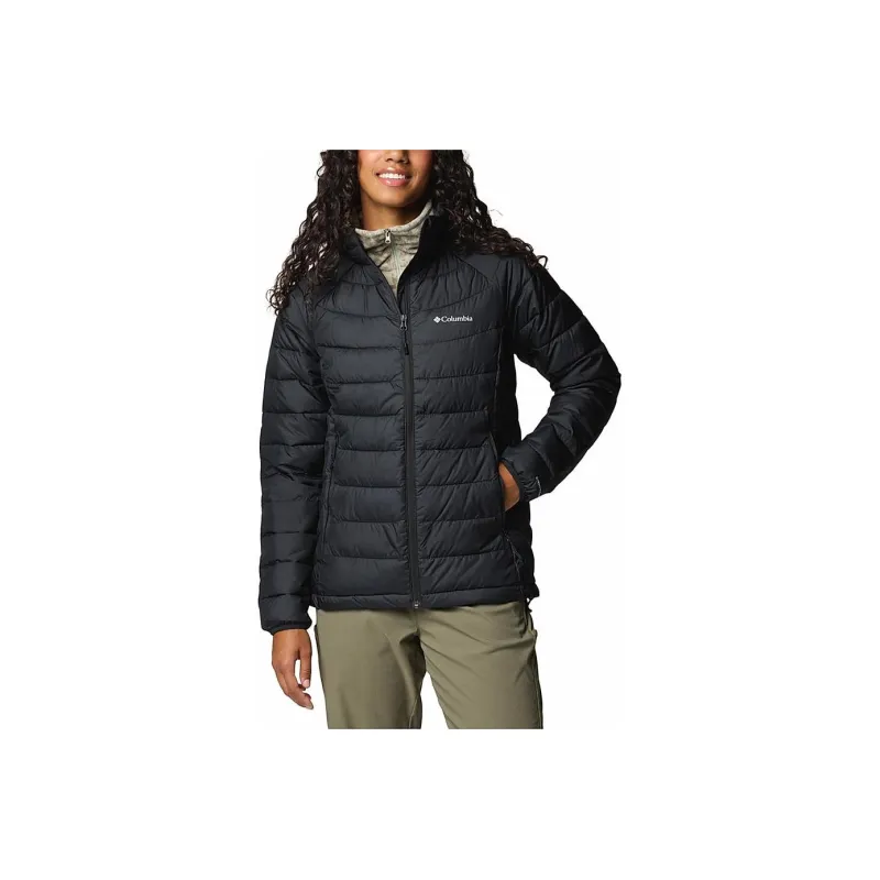Columbia Omni-HeatPowder Lite 2 Women'ss Black II Full Zip Jacket Jackets Coats Women's Black-0
