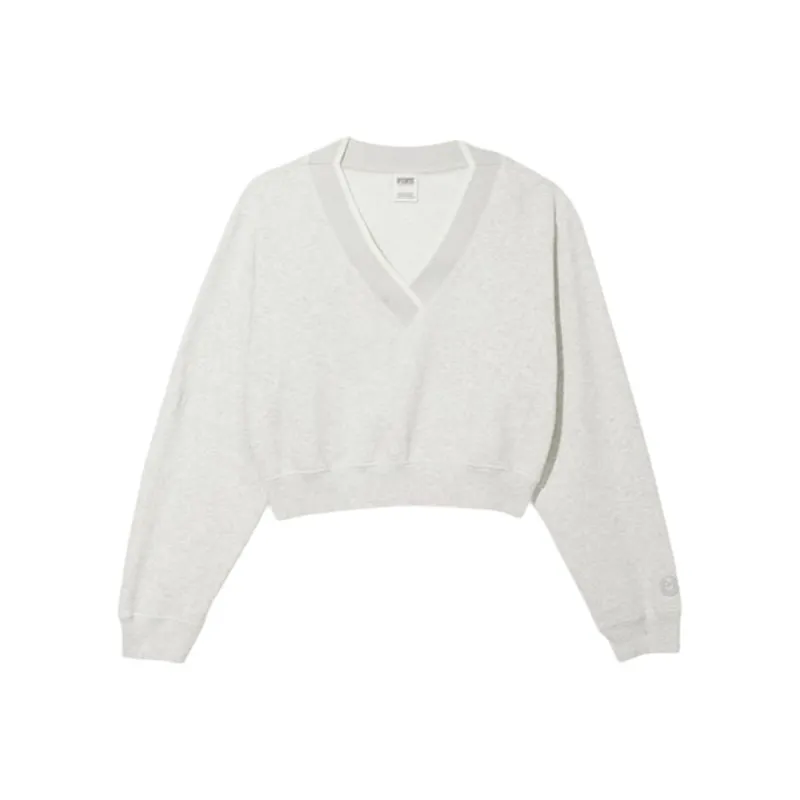 Victoria's Secret PINK Sweatshirt Women's Gray-0