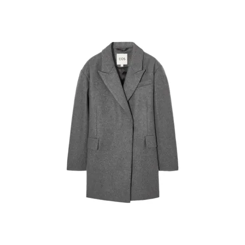 COS Coats Women's Dark Gray