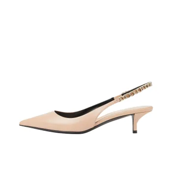 GUCCI Signoria Slim Heel High Heels 4.5cm Women's Light Pink