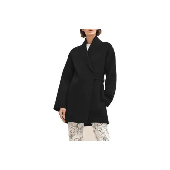 HERMES FW23 Coats Women's Black