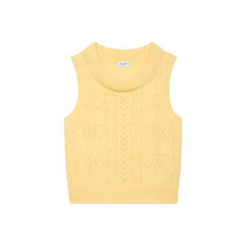 CELINE Sleeveless Knitted Vest