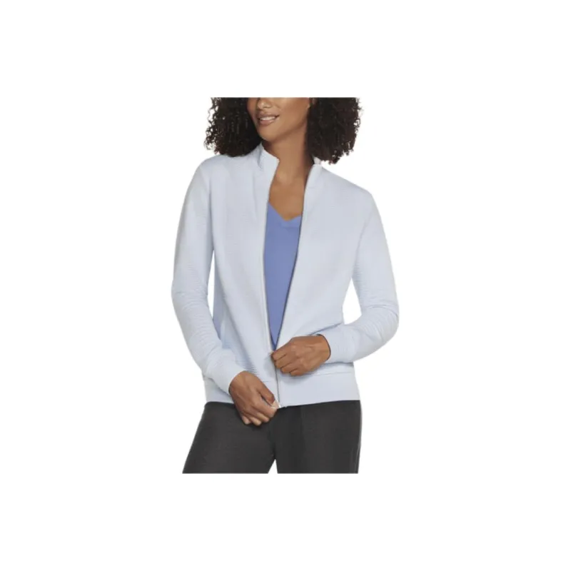 Skechers GO WALK EverywhereSkech-Sweats Jackets Coats Women's Blue - Silver-0